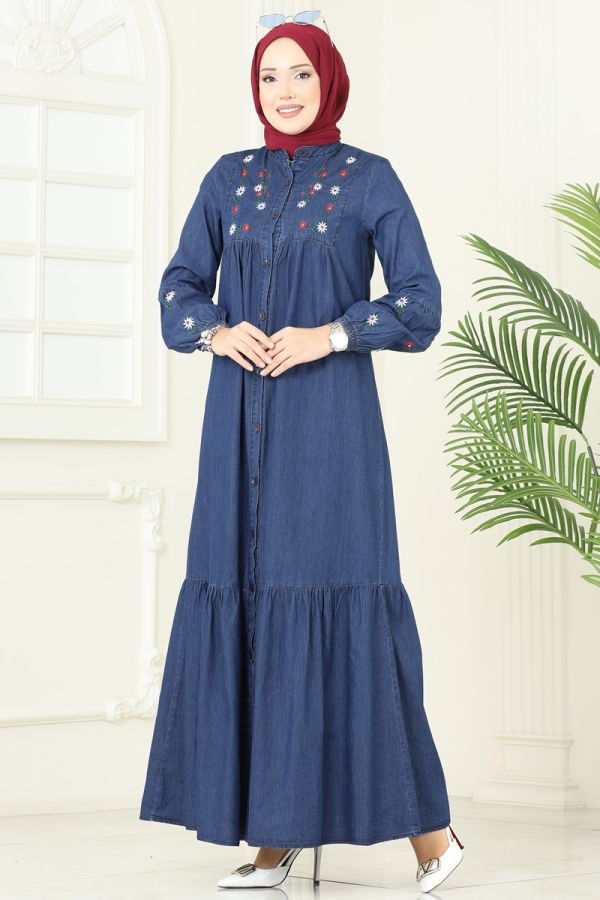 Modaselvim Dress Dress 108ZNE1011 Dark Denim