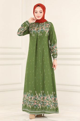 B.G.S. - Dress 1098BG354 Khaki