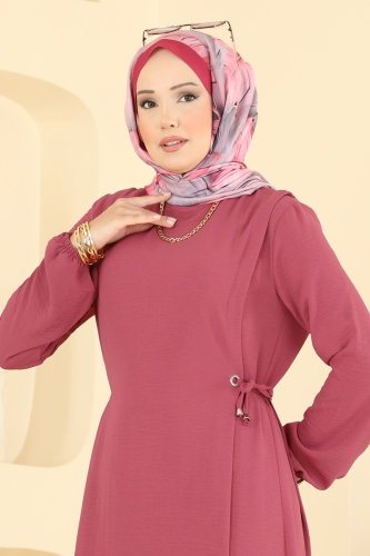 Z.N.N.K. - Dress 1100ZNNK1102 Dark Rose Dusky