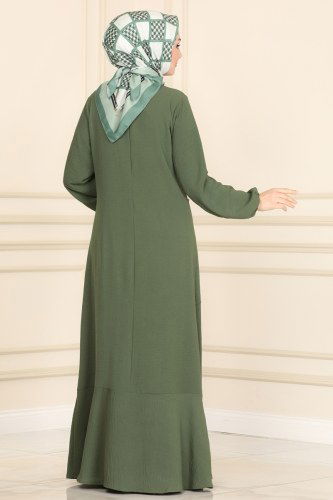 moda selvim 1106BG354 العفني فستان - Thumbnail