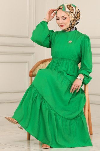 B.G.S. - Dress 1109BG354 Benetton Green