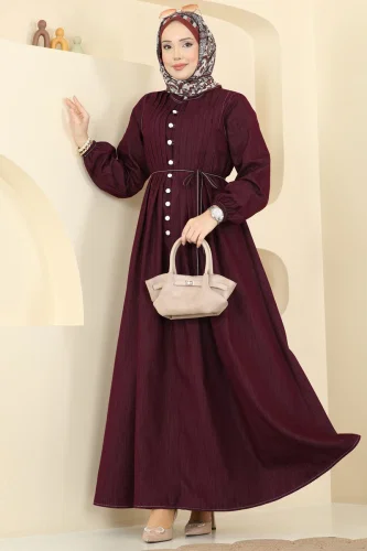 Z.N.E. - Dress 111ZNE1011 Burgundy