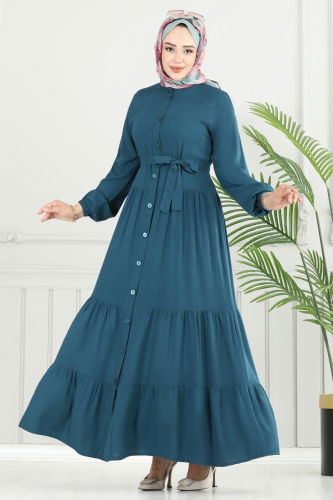 B.G.S. - Dress 1124BG354 Petroleum
