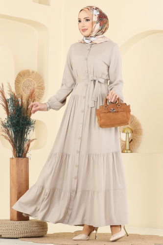 E.R.K. - Dress 1124ERK1158 Stone