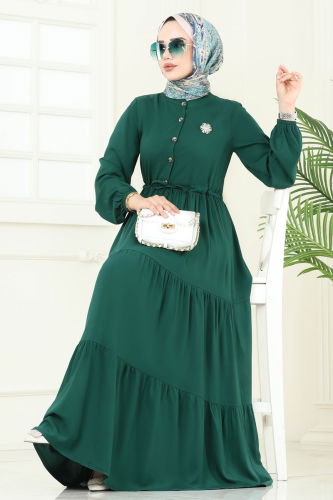 B.G.S. - Dress 1126BG354 Light Emerald