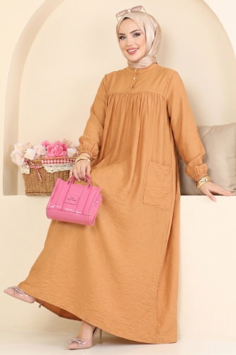 N.Z.R.K. - Dress 112NZRK1200 Latte