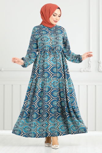 MRV B.G.S. - Dress 1137BGS895-M Indigo