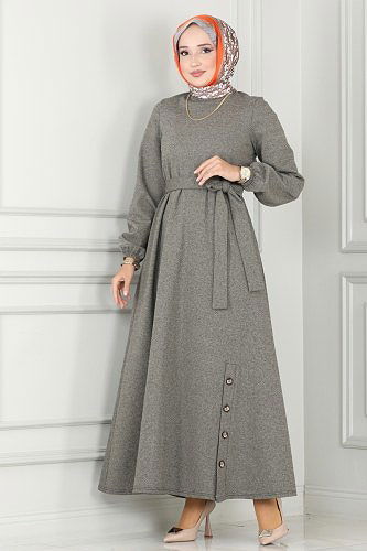 moda selvim Dress 113DVL817 Vision - Thumbnail