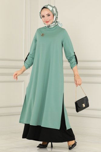 Y.N.S. - Dress 113YNS793 Mint&Black