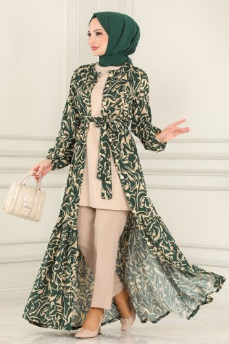Y.N.S. - Dress 114YNS793 Emerald