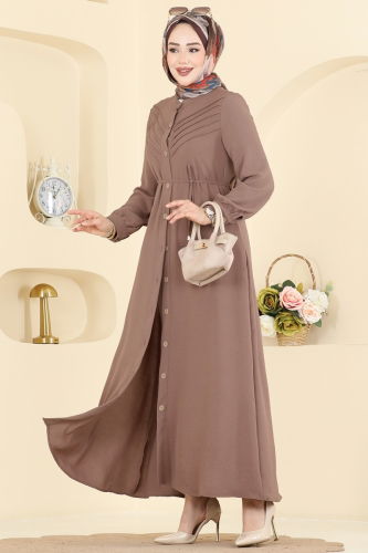 Y.M.C. - الفستان بيج وردي 1163YMC1171