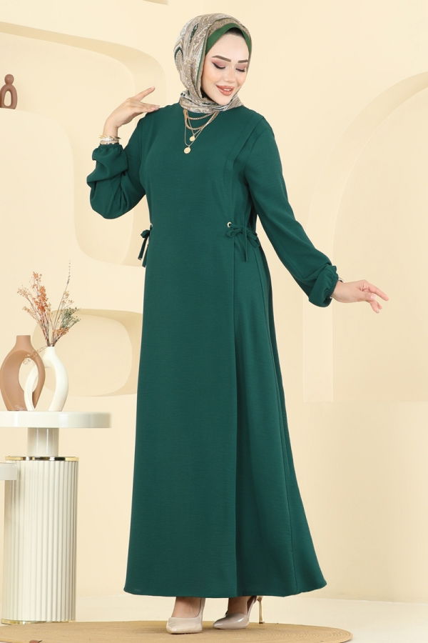 Modaselvim Dress Dress 1164ERK1158 Emerald