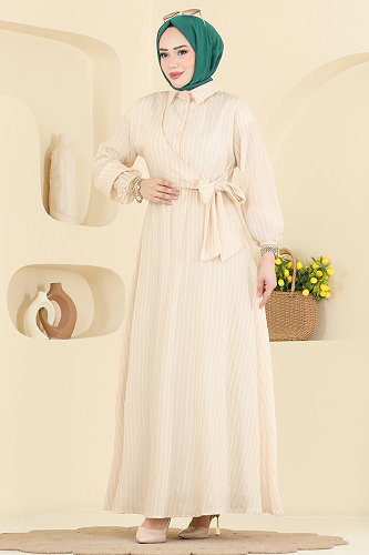 moda selvim Dress 120NZRK1200 Vision - Thumbnail