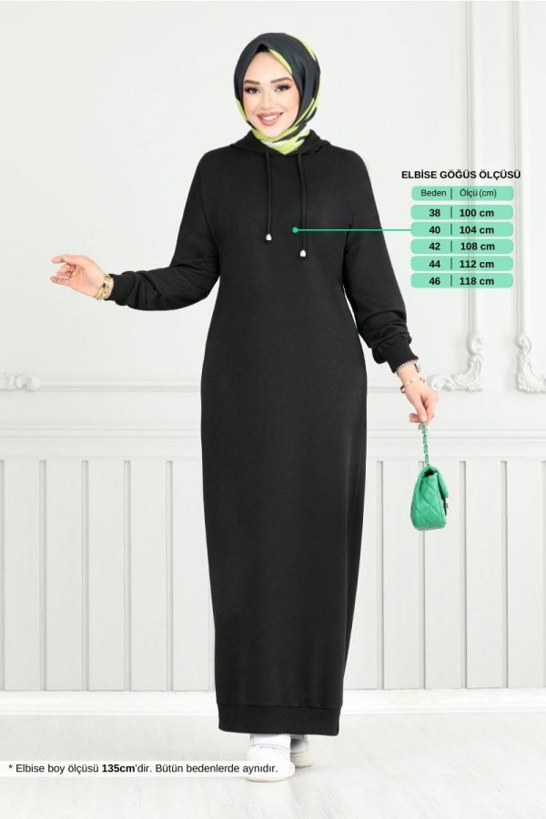 Modaselvim Dress Dress 13368ETT902-M Black