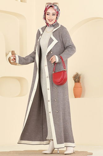 moda selvim Dress 1356MT581 Dark Vision - Thumbnail