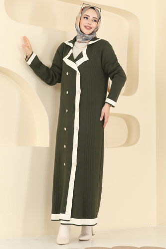 M.T. - Dress 1356MT581 Khaki