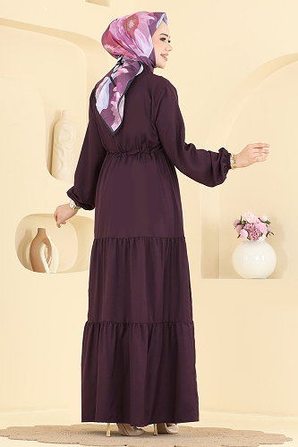 moda selvim الفستان توتي 144NZRK1200 - Thumbnail