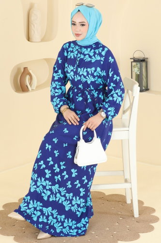 N.Z.R.K. - Dress 146NZRK1200 Saxe