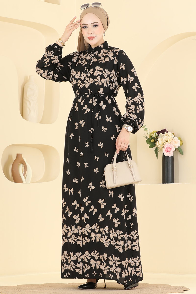 Dress 146NZRK1200 Vision&Black - Moda Selvim