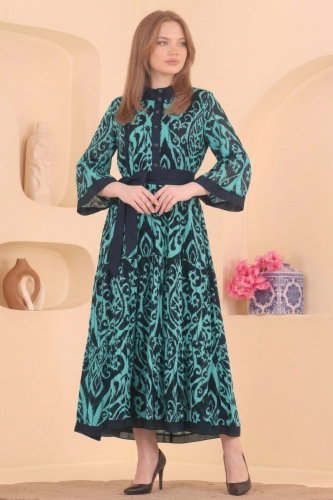 N.W.L. - Dress 15033NWL209 Turquoise