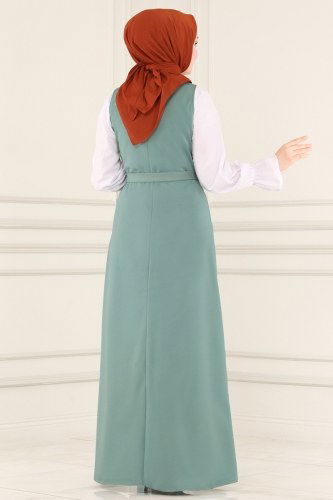 moda selvim Dress 1509UKB139 Mint - Thumbnail