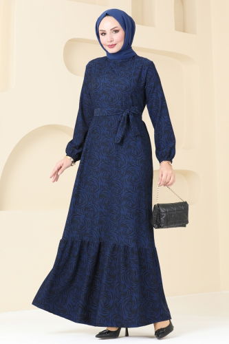 B.O. - Dress 150BO429 Navy Blue