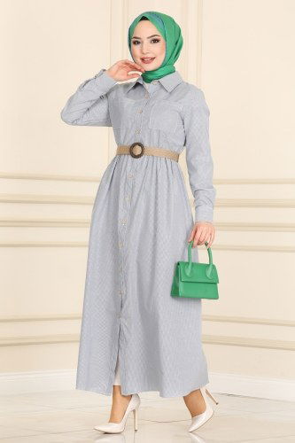 N.W.S. - Dress 1525NWS799 Navy Blue