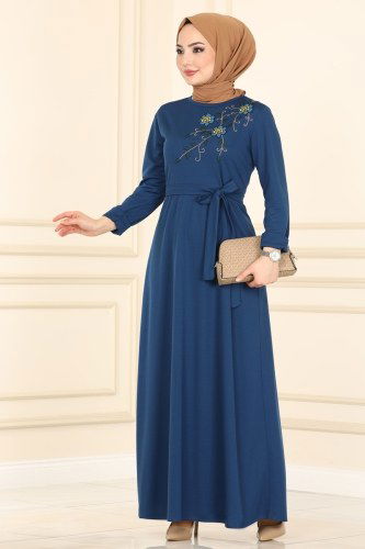 U.K.B. - Dress 1527UKB139 Indigo