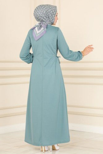 moda selvim Dress 1550UKB139 Mint - Thumbnail