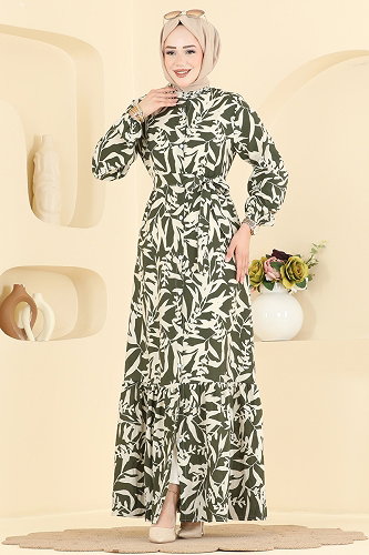 moda selvim Dress 155NZRK1200 Pattern 4 - Thumbnail