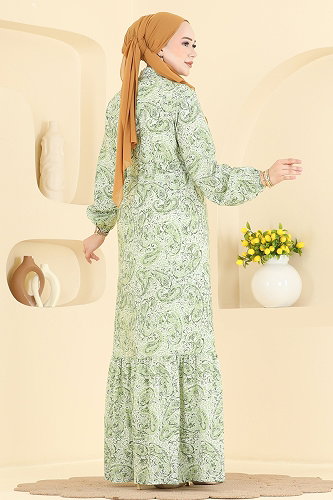 moda selvim Dress 155NZRK1200 Pattern2 - Thumbnail