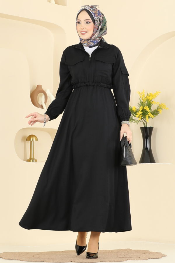Modaselvim Dress Dress 15900OLA1188 Black