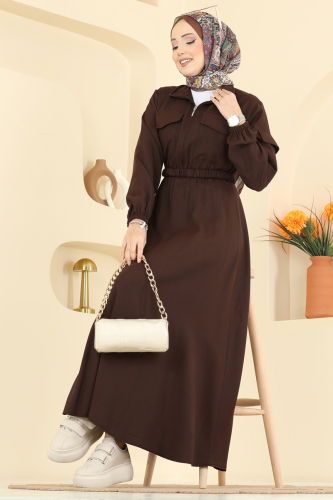 O.L.A. - Dress 15900OLA1188 Brown