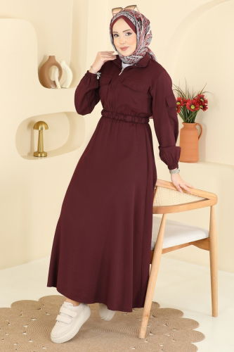 O.L.A. - Dress 15900OLA1188 Burgundy
