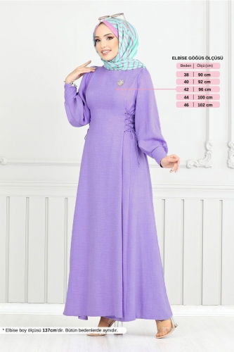MRV B.İ.S.S.K. - Dress 15962BSK984-M Lilac