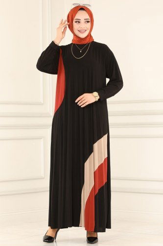 moda selvim 1675AF356 فستان - Thumbnail