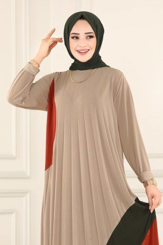 moda selvim Dress 1675AF356 Vision - Thumbnail