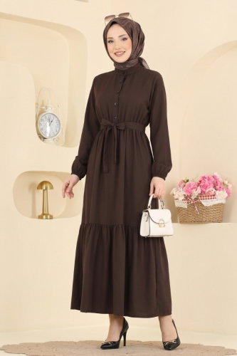 N.Z.R.K. - Dress 168NZRK1200 Bitter Brown