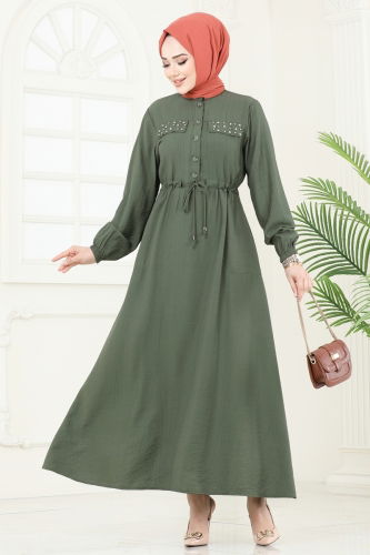 M.S.M - Dress 1713MSM187 Khaki