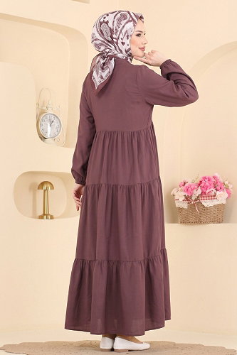 moda selvim الفستان توتي 183NZRK1200 - Thumbnail