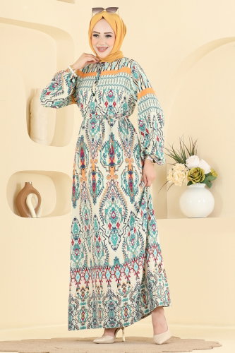 N.Z.R.K. - Dress 186NZRK1200 Cream