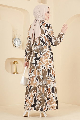 moda selvim Dress 187NZRK1200 Vision - Thumbnail