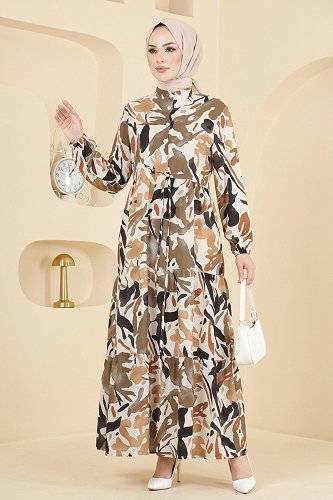 moda selvim Dress 187NZRK1200 Vision - Thumbnail
