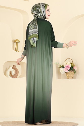 moda selvim Dress 1908ZNNK1102 Mint - Thumbnail