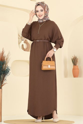 E.R.K. - Dress 2000ERK1158 Brown