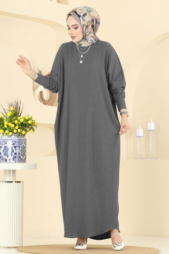 E.R.K. - Dress 2000ERK1158 Gray