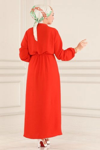 moda selvim Dress 2004MDA386 - Thumbnail