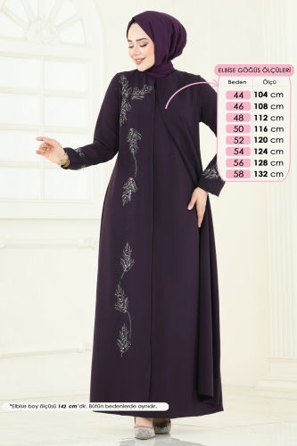 O.Z.T. - Dress 2005OZT1013 Damson