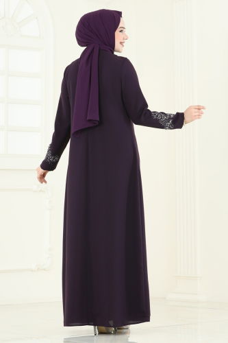 moda selvim الفستان توتي 2005OZT1013 - Thumbnail