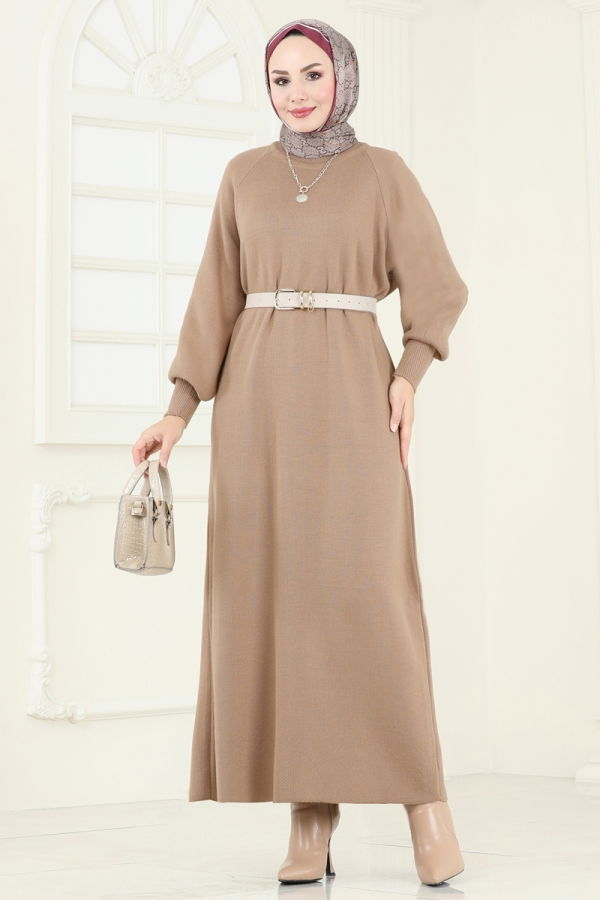 Modaselvim Dress Dress 200KLB1050 Latte